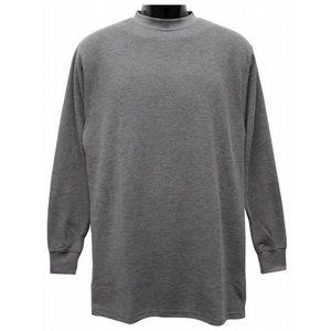 🆕 HEATHER GRAY THERMAL LONG SLEEVE T SHIRT - MEN
